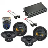 Compatible with Saturn VUE 2004-2005 Factory Speaker Replacement Harmony (2) R65 & CXA360.4 Amp