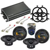 Compatible with Toyota Corolla 2001-2002 Factory Speaker Replacement Harmony (2) R65 & CXA360.4 Amp