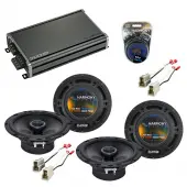 Compatible with Chevy Aveo (Hatchback) 07-08 OEM Speaker Replacement Harmony (2) R65 & CXA360.4 Amp