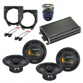 Compatible with Chevy Express Van 1996-2007 OEM Speaker Replacement Harmony (2) DC65 & CXA360.4 Amp