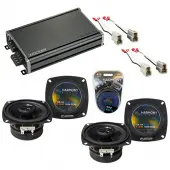 Compatible with Mazda B2000/B2200/B2600 86-93 OEM Speaker Replacement Harmony (2) R4 & CXA360.4 Amp