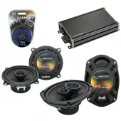 Compatible with Oldsmobile Aurora 1995-2000 OEM Speaker Replacement Harmony Speakers & CXA360.4 Amp