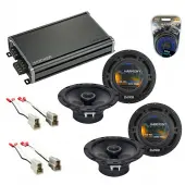 Compatible with Pontiac G3 (hatchback) 2007-2007 OEM Speaker Replacement Harmony R65 & CXA360.4 Amp