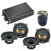 Compatible with Toyota Land Cruiser 1975-1981 OEM Speaker Replacement Harmony (2) R5 & CXA360.4 Amp