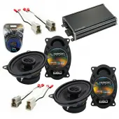 Compatible with Volkswagen Quantum 82-88 OEM Speaker Replacement Harmony (2) R46 & CXA360.4 Amp