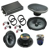 Compatible with Chevy HHR 2006-2012 OEM Speakers Replacement Harmony C65 C69 & CXA360.4 Amp