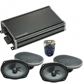 Compatible with Dodge Charger 2005-2010 Factory Speakers Replacement Harmony (2) C69 & CXA360.4