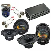 Compatible with Nissan Pathfinder 1987-1993 Speaker Replacement Harmony Speakers & CXA360.4 Amp