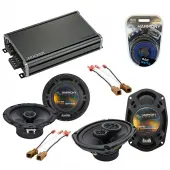 Compatible with Nissan Pathfinder 2005-2007 Speaker Replacement Harmony Speakers & CXA360.4 Amp