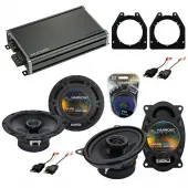 Compatible with GMC Savana Van 2001-2002 OEM Speaker Replacement Harmony R65 R46 & CXA360.4 Amp