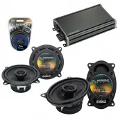 Compatible with Jeep Comanche Pickup 1985 OEM Speaker Replacement Harmony R5 R46 & CXA360.4 Amp