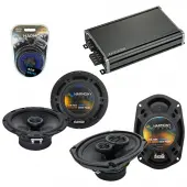 Compatible with Jeep Commander 08-10 OEM Speaker Replacement Harmony R69 R65 & CXA360.4 Amp