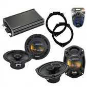 Compatible with Pontiac G6 2009-2009 Factory Speaker Replacement Harmony R65 R69 & CXA360.4 Amp