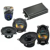 Compatible with Porsche 911 1973-1997 Factory Speaker Replacement Harmony R46 R5 & CXA360.4 Amp