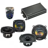 Compatible with Porsche 928 1994-1996 Factory Speaker Replacement Harmony R4 R65 & CXA360.4 Amp