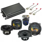 Compatible with Toyota Corolla 4 dr/Wagon 1993 Factory Speaker Replacement R4 R5 & CXA360.4 Amp