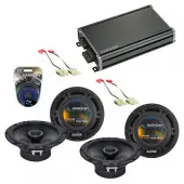 Compatible with Chevy Tracker 1998-2004 Factory Speaker Replacement Harmony (2) R65 & CXA360.4 Amp