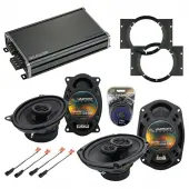 Compatible with Chevy Cavalier 1995-2005 OEM Speaker Replacement Harmony R46 R69 & CXA360.4 Amp