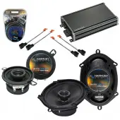 Compatible with Dodge Van (Full Size) 1990-1997 Speaker Replacement Harmony R68 R35 & CXA360.4 Amp