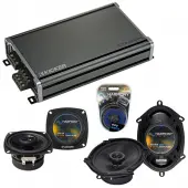 Compatible with Ford Bronco II 1983-1988 Factory Speaker Replacement Harmony R4 R68 & CXA360.4 Amp