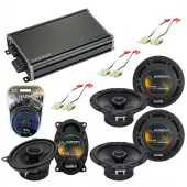 Compatible with GMC Jimmy 1994-1994 Factory Speaker Replacement Harmony R65 R46 & CXA360.4 Amp