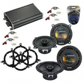 Compatible with Toyota Corolla 1998-2000 Factory Speaker Replacement Harmony R5 R65 & CXA360.4 Amp