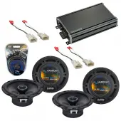 Compatible with Toyota Matrix 2003-2008 Factory Speaker Replacement Harmony (2) R65 & CXA360.4 Amp