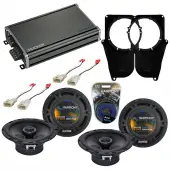 Compatible with Toyota Tacoma 1995-2001 Factory Speaker Replacement Harmony (2) R65 & CXA360.4 Amp