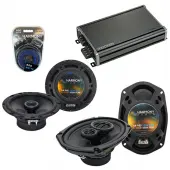 Compatible with Chrysler Sebring Coupe 02-06 Speaker Replacement Harmony R65 R69 & CXA360.4 Amp