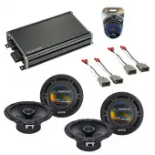 Compatible with Acura Integra 1986-2001 OEM Speaker Replacement Harmony Audio Bundle (2) R65 & CXA360.4 Amp
