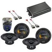 Compatible with Honda Prelude 1992-1996 OEM Speaker Replacement Harmony Audio Bundle (2) R65 & CXA360.4 Amp