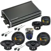 Compatible with Mitsubishi Montero Sport 97-04 OEM Speaker Replacement Harmony Speakers & CXA360.4
