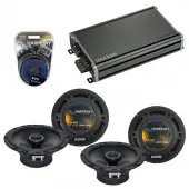 Compatible with Toyota MR2 Spyder 2000-2003 OEM Speaker Replacement Harmony (2) R65 & CXA360.4 Amp