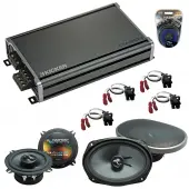 Compatible with Dodge Caravan 2001-2001 Factory Speakers Replacement Harmony C5 C69 & CXA360.4