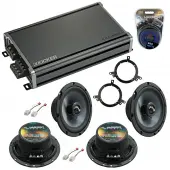 Compatible with Dodge Dakota 2002-2004 Factory Speakers Replacement Harmony (2) C65 & CXA360.4