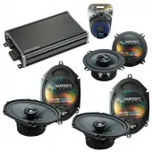 Compatible with Jaguar S-type 2000-2008 OEM Speakers Replacement Harmony (2) C68 C5 & CXA360.4