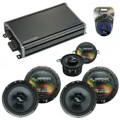 Compatible with Jeep Liberty 02-07 OEM Premium Speaker Replacement Harmony (2) C65 C35 & CXA360.4