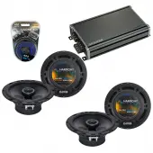Compatible with Chrysler Pacifica 2004-2017 OEM Speaker Replacement Harmony (2) R65 & CXA360.4 Amp