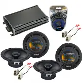 Compatible with Subaru GL, DL, RX 1985-1989 Speaker Replacement Harmony (2) R65 & CXA360.4 Amp