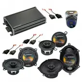 Compatible with Chrysler Laser 84-89 OEM Speaker Replacement Harmony R5 R35 R68 & CXA360.4 Amp