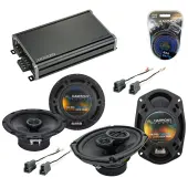 Compatible with Mazda Protege 95-00 OEM Speaker Replacement Harmony R65 R69 & CXA360.4 Amp