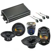 Compatible with Mitsubishi 3000GT 91-99 OEM Speaker Replacement Harmony R65 R69 & CXA360.4 Amp