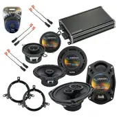 Compatible with Plymouth Neon 1995-1999 OEM Speaker Replacement Harmony Audio Bundle R65 R35 & CXA360.4 Amp