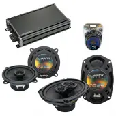 Compatible with Chevy Aveo (Sedan) 07-08 OEM Speaker Replacement Harmony R5 R69 & CXA360.4 Amp