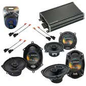 Compatible with Chrysler Town & Country 02-07 OEM Speaker Replacement Harmony Speakers & CXA360.4 Amp