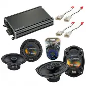 Compatible with Toyota Camry Solara 1999-2003 OEM Speaker Replacement Harmony Speakers & CXA360.4 Amp