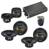 Compatible with Acura MDX 2007-2016 Factory Speaker Replacement Harmony (2) R65 R4 & CXA360.4 Amp