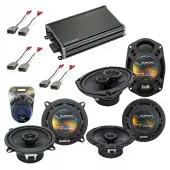 Compatible with Acura RL 1999-2013 Factory Speaker Replacement Harmony Audio Bundle Replacement & CXA360.4 Amp