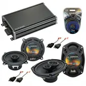 Compatible with Dodge Caravan 1984-2000 Factory Speaker Replacement Harmony R5 R69 & CXA360.4 Amp