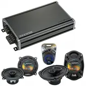 Compatible with Dodge Charger 1974-1983 Factory Speaker Replacement Harmony R5 R69 & CXA360.4 Amp